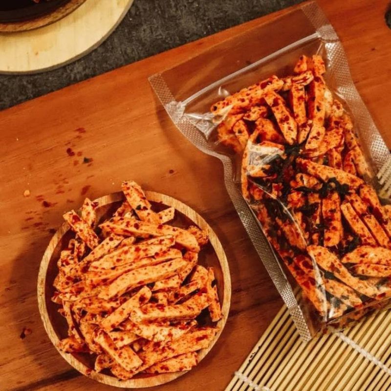 

Basreng pedas rasa daun jeruk,Basreng kriuk berat 1kg