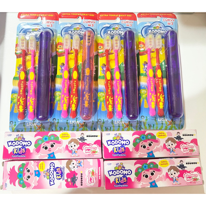 SIKAT GIGI KIDS ANAK ANAK KODOMO DAN PASTA GIGI KODOMO KIDS ANAK ANAK