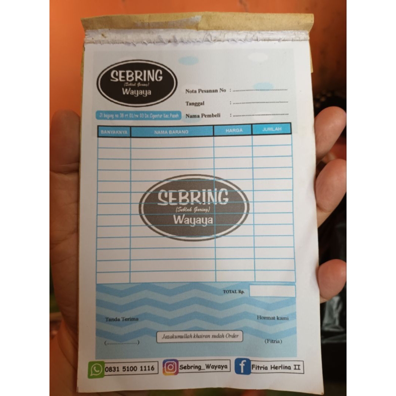 

stiker nota costume