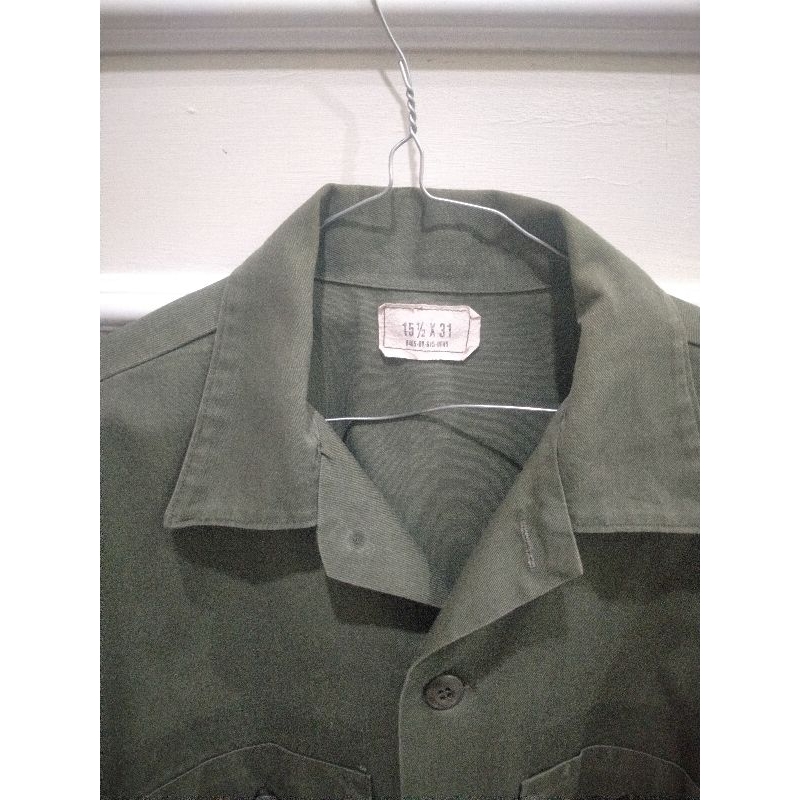 Kemeja Army olive green us army