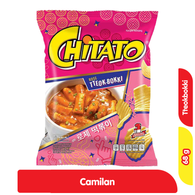 

Chitato Keripik Kentang Rose Tteokbokki 68 g