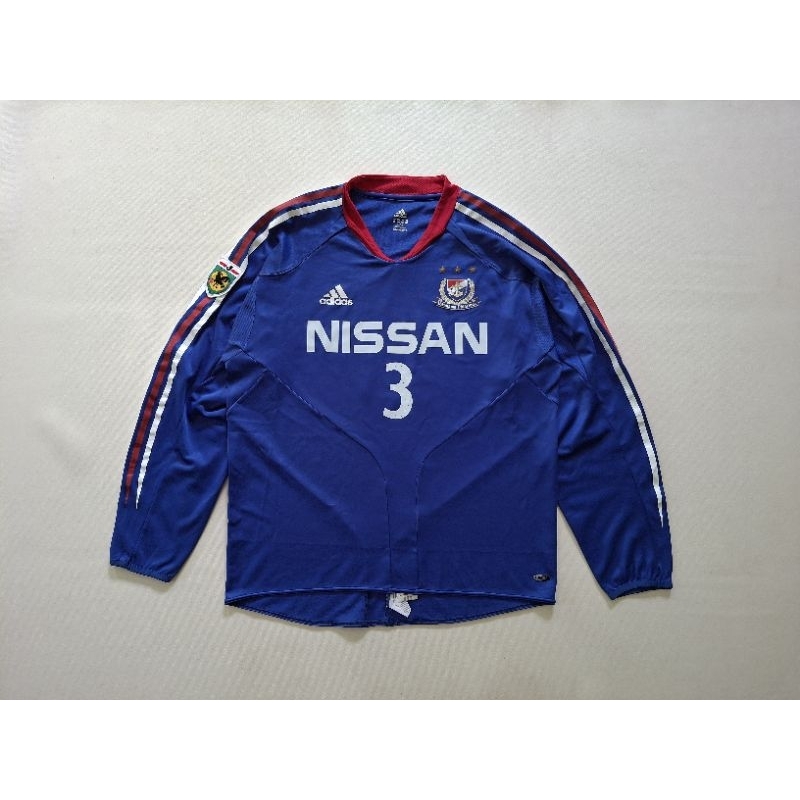 JERSEY ADIDAS YOKOHAMA F.MARINOS HOME TAHUN 2005 LENGAN PANJANG ORIGINAL 100%
