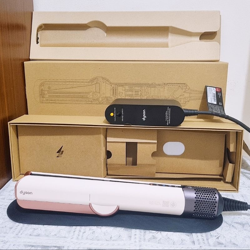 DYSON Airstrait Air Straight Ceramic Pink Rose Gold Indonesia Hairdryer HairStraightener Pengering R