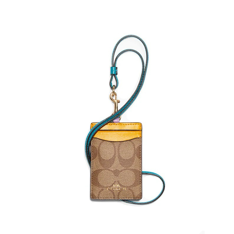 

COC ID Lanyard Signature Colorblock Brown Multi