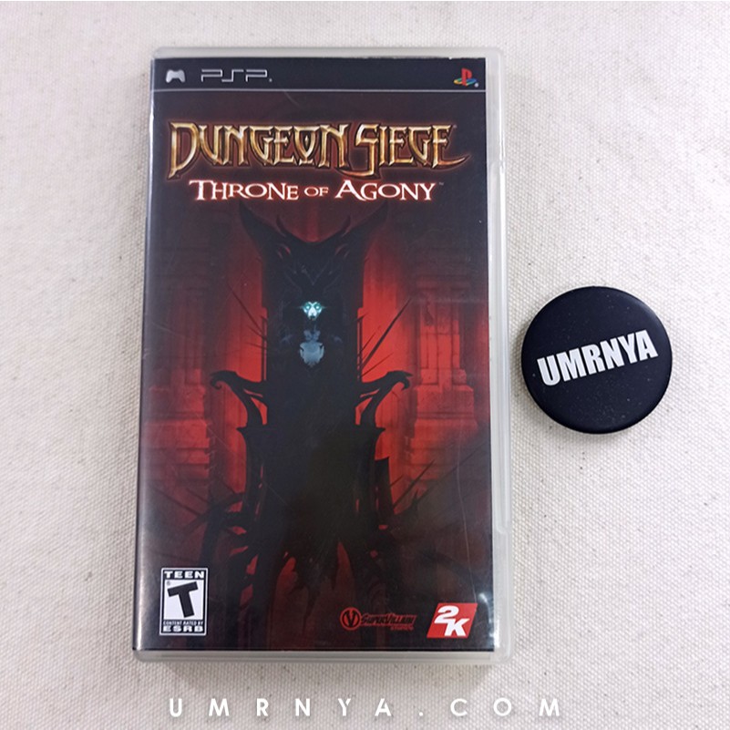 PSP UMD Kaset Original Dungeon Siege Throne Of Agony CD Disk Game PS Playstation Portable