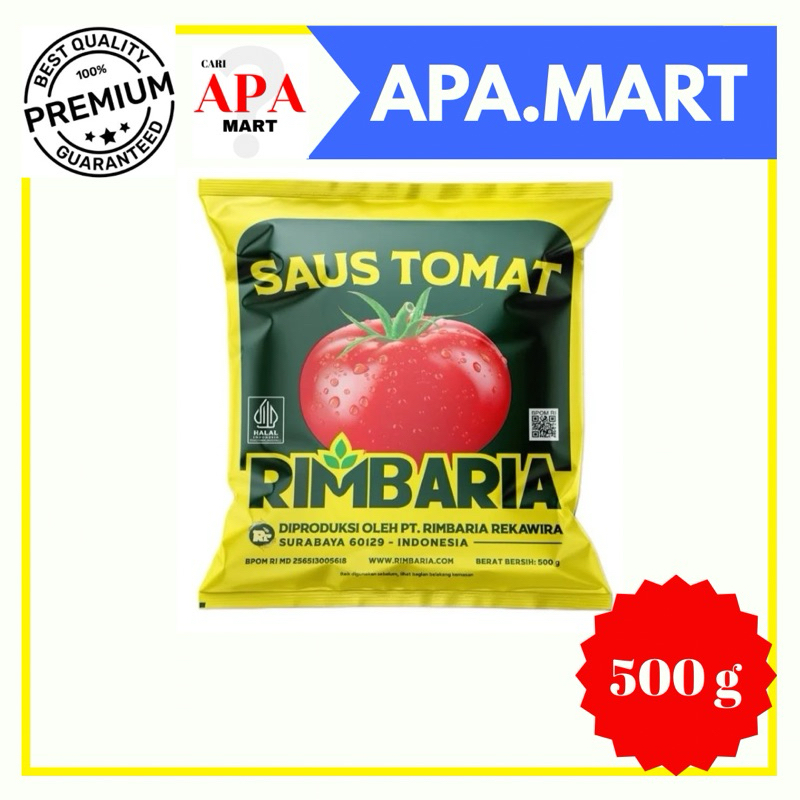 

Saus Tomat Rimbaria Kemasan 500 gr