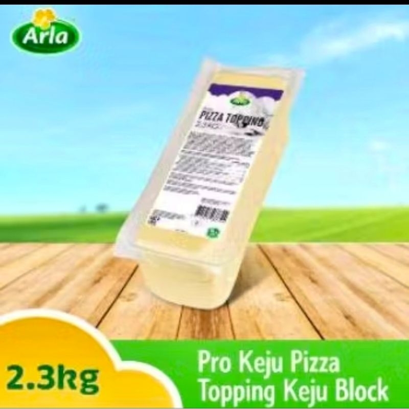 

Keju Mozzarella Arla Pizza Topping Block 2,3 KG / Arla Pizza Topping Keju Mozzarella Block 2,3 KG -BEST SELLER-
