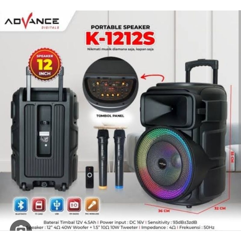 Speaker Active Advance K1212S