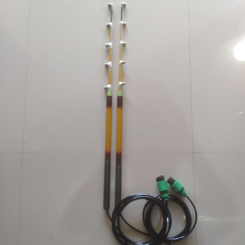 Zico Stored Stik Sprayer Elektrik Nozzle Kabut Panjang 2,2.5,3,3.5,4 Meter 2,3,4,5,6,7 Mata Nozzle