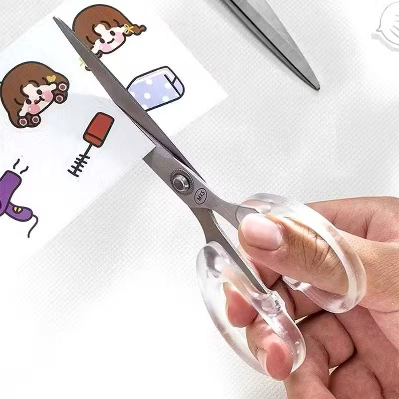 

(1 PCS) GUNTING GAGANG HANDLE TRANSPARAN MULTIFUNGSI GUNTING GAGANG HANDLE BENING TAJAM AESTHETIC SERBAGUNA PERLENGKAPAN KANTOR SEKOLAH ALAT KERAJINAN TANGAN