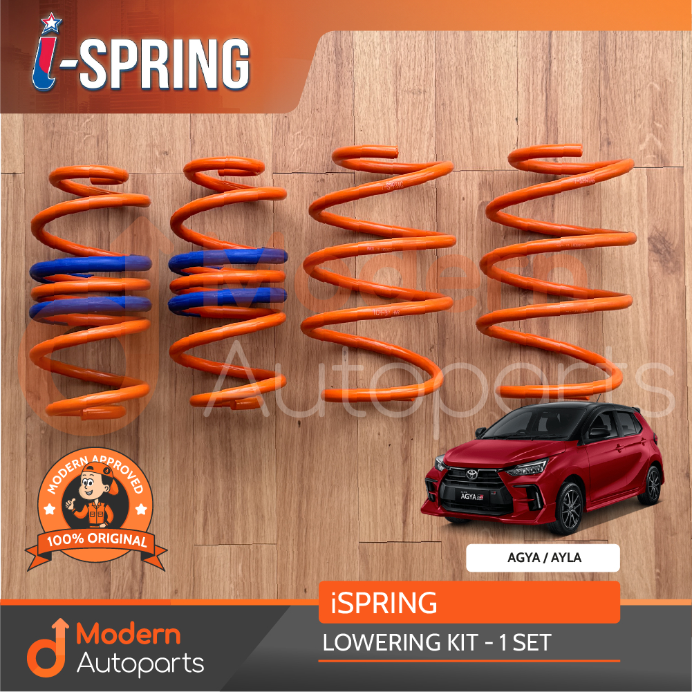 ISPRING Lowering Kit Per Coil Spring AGYA AYLA