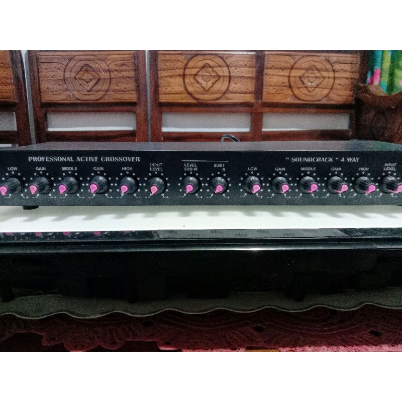 aktif crossover 4way+ subwoofer