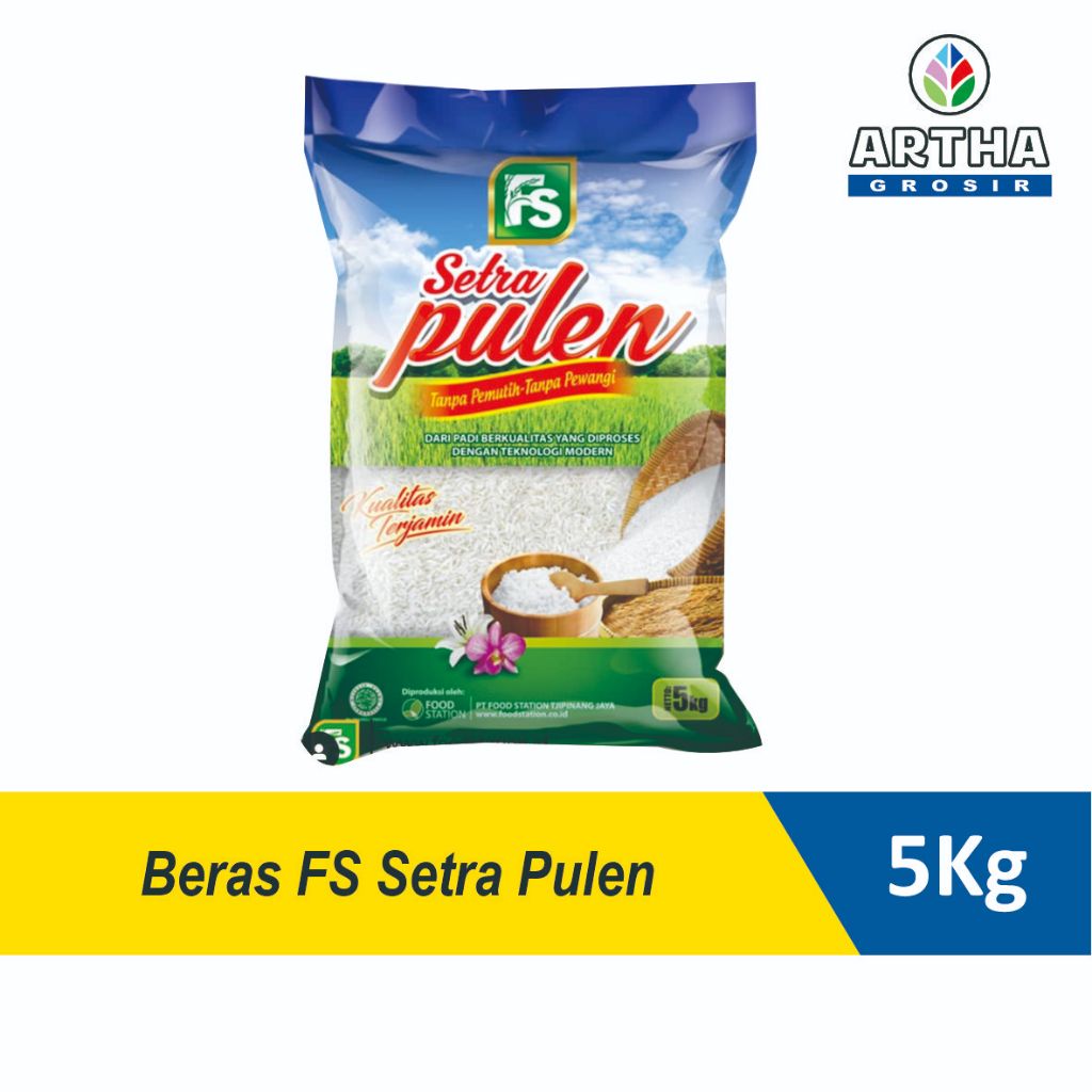 

Beras FS Food Station Setra Pulen 5Kg