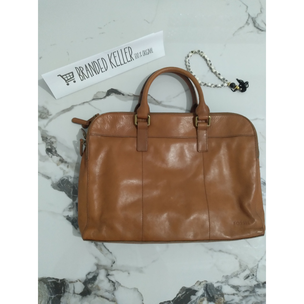 Tas Laptop Tas Fossil Tas Kerja 100% Original Preloved