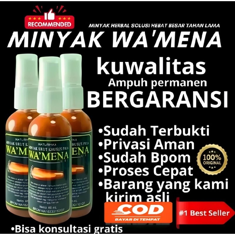 MINYAK WAMENA ORI OBAT HERBAL TAHAN LAMA PRIA JAMU KUAT PERKASA LAKI LAKI AMPUH DI RANJANG KUAT PRIA