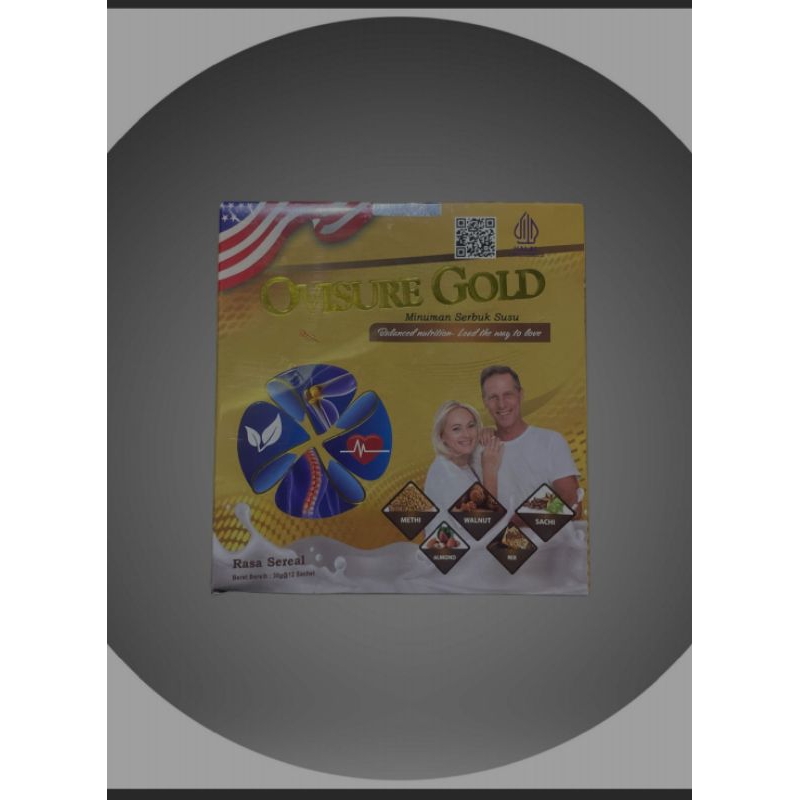 

1 Box Ovisure Gold Asli Original 100% Susu Vitamin Sendi 12Sachet