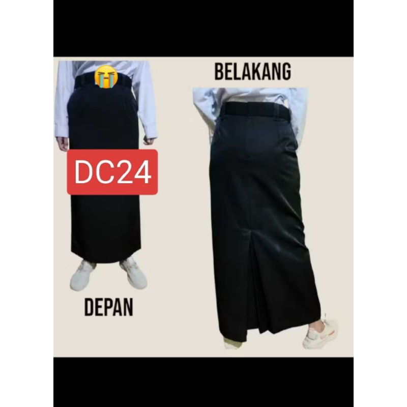 ROK SPAN RAMPEL SATU BELAKANG Rok SMP/SMA Model Rempel Satu Belakang / Rok Formal Kantor / Rok Span 