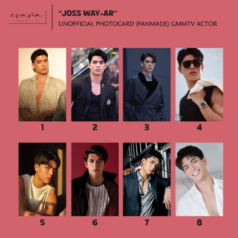 [JOSS WAYAR] UNOFFICIAL PHOTOCARD GMMTV AKTOR