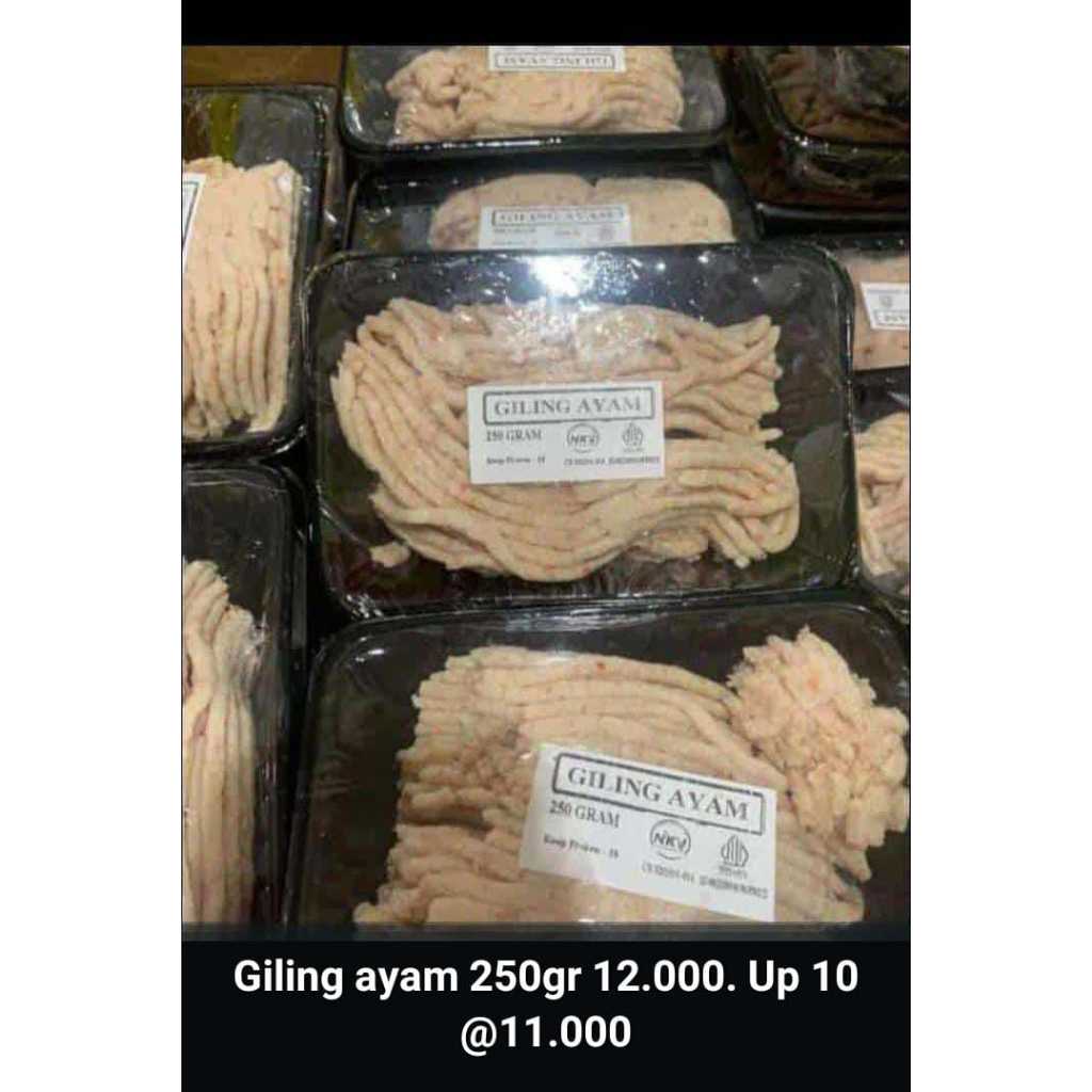 

DAGING GILING AYAM FRESH 250 GR