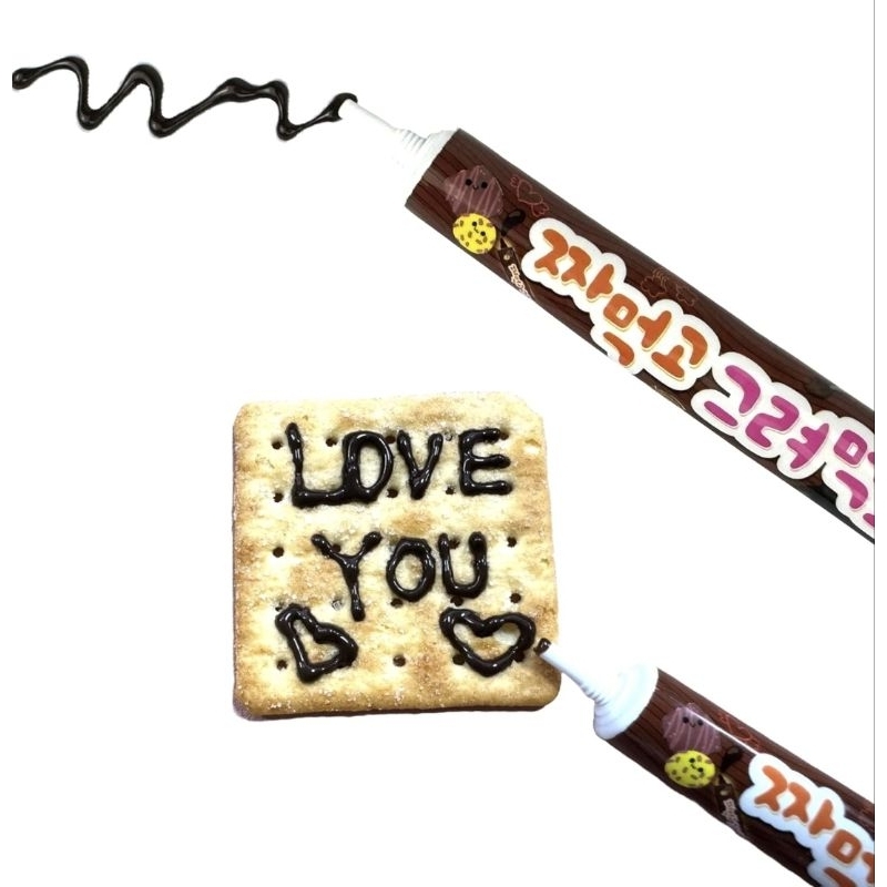 

Korea Chocolate Icing Tube Decorate Pen Korea Selai Cokelat 23g Ihappytime Icing Pen Choc