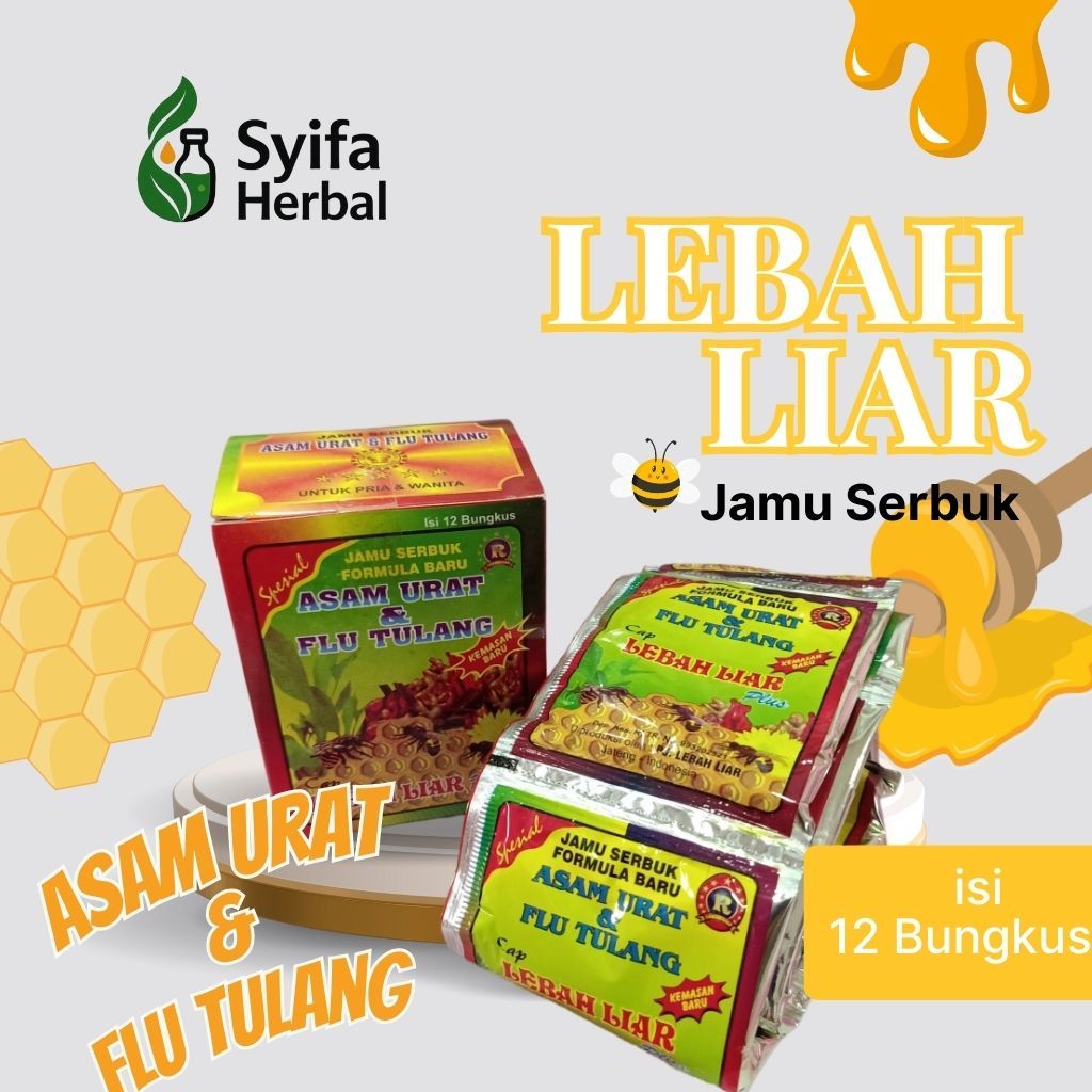 

Lebah Liar Serbuk Original 100% Jamu Tradisional Untuk Obat Asam Flu Tulang Dan 10 Lebih Penyakit