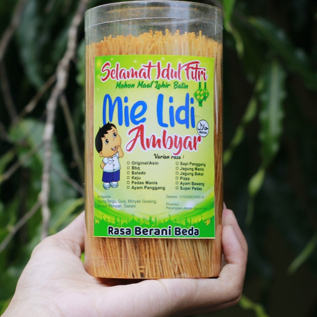 

Mei Lidi Murah 50gr ,150gr,200gr / mie lidi / mie gepeng / mi lidi murah /mie lidi enak / lidian / mie lidi gurih