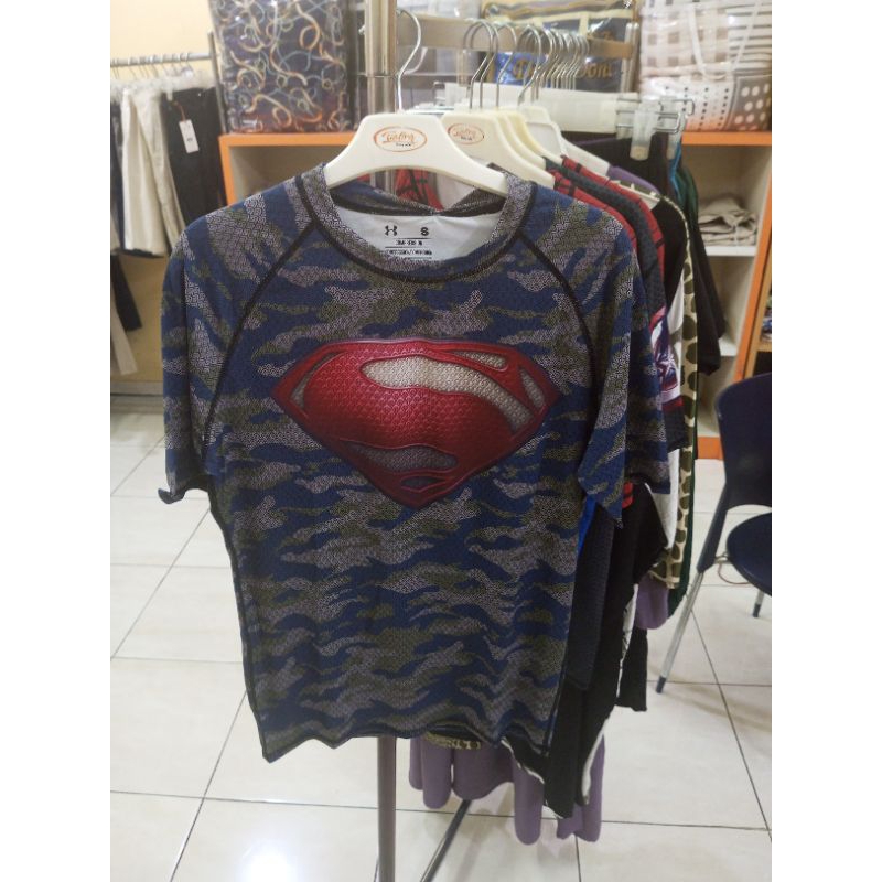 Baju Superman merk UNDER ARMOUR Original