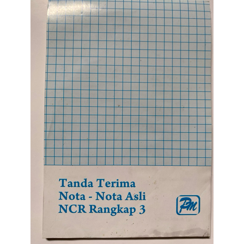 

Buku Tanda Terima Nota-nota Asli Rangkap 3