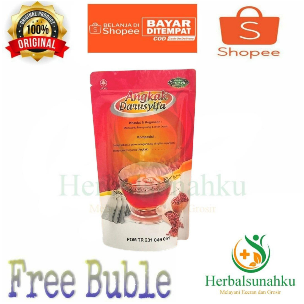 

Teh Celup Angkak Darusyifa isi 20 pcs Original | Teh Herbal Angkak