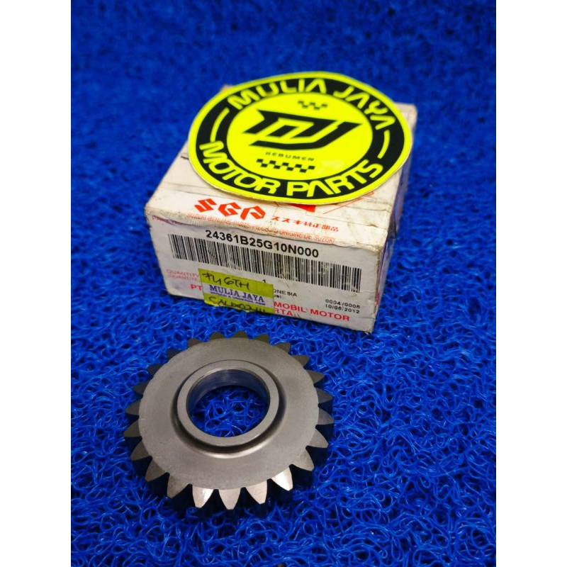 GEAR GIGI RASIO 6TH ATAU GEAR DRIVE TRANSMISI 6TH SATRIA FU 150 ORIGINAL SGP