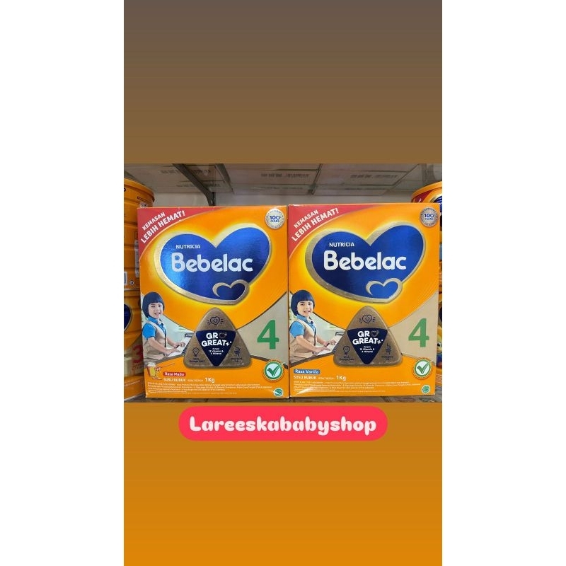 

Bebelac 4 varian madu dan vanila 1kg