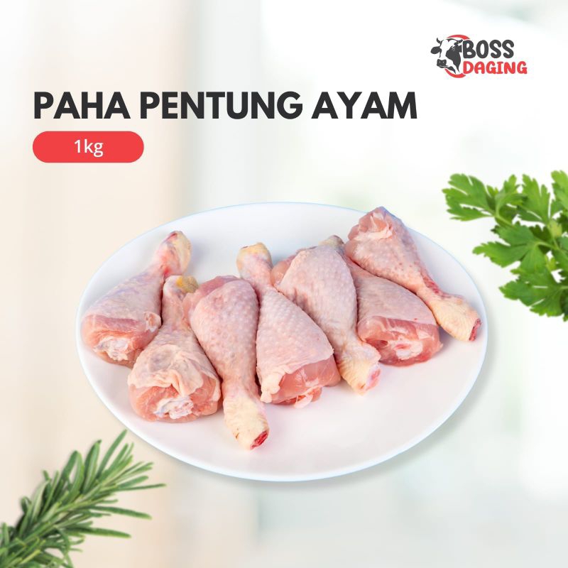 

Paha Ayam Pentung 1kg Paha Bawah/Drumstick Chicken Grade A - Boss Daging