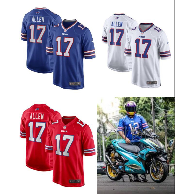 Jersey Nfl American Football Buffalo Bills Josh Allen Grade Ori Jersey Big Size