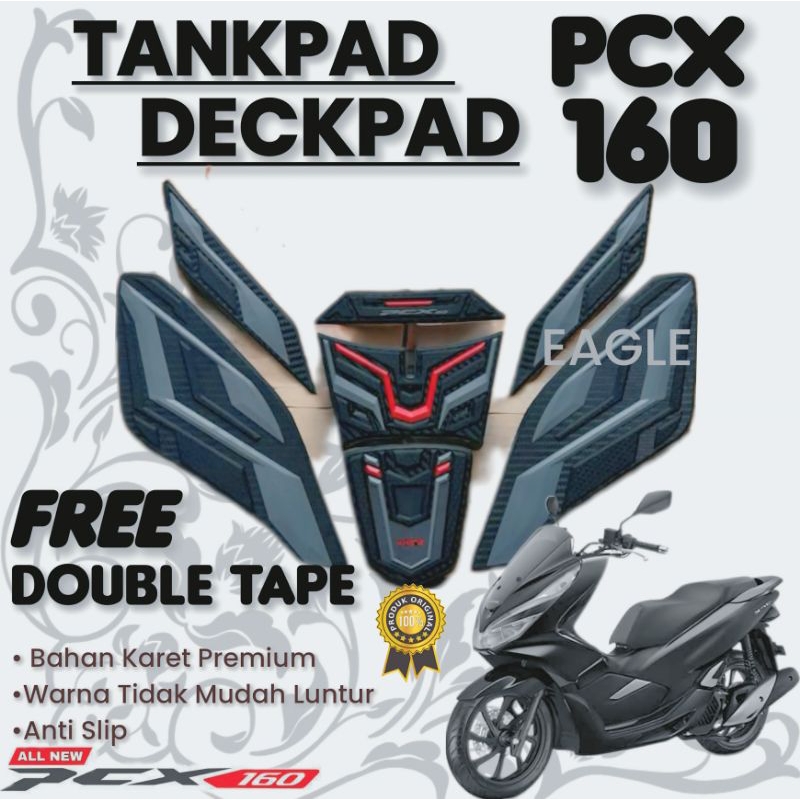 Tankpad Honda pcx160 - Deckpad Motor Honda Pcx 160 - AKSESORIS PELINDUNG BODY PCX160