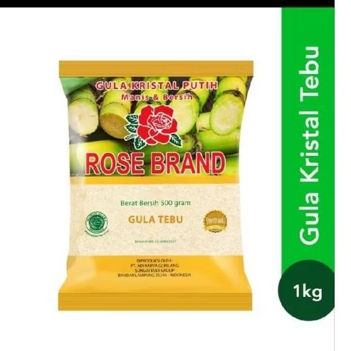 

gula kemasan gula rosebrand 1kg