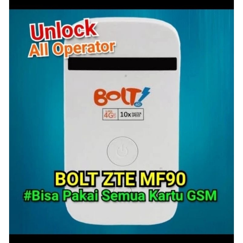 Modem Mifi GSM 4G ZTE MF90 Unlock All Operator