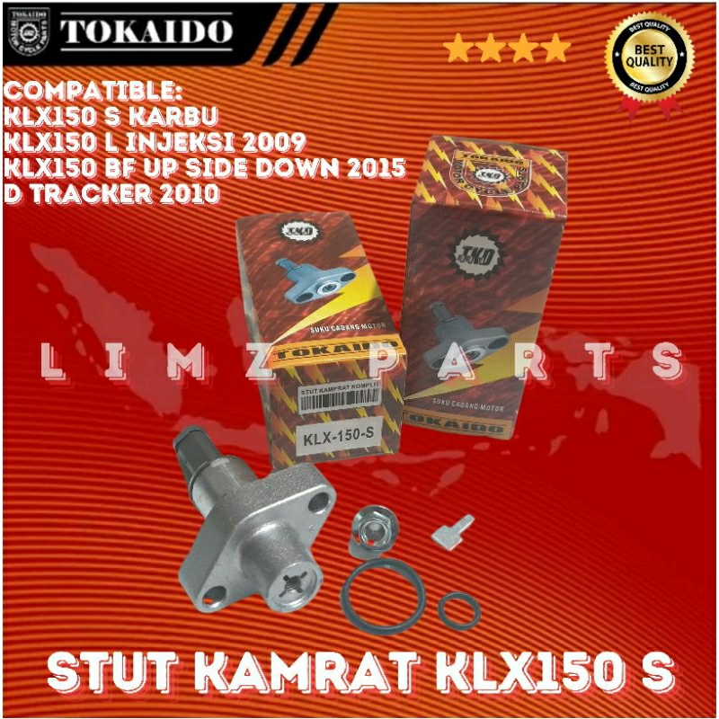 STUT KAMRAT TONJOKAN LIFTER TENSIONER KLX150 S TOKAIDO. COMPATIBLE:KLX150 S KARBU,KLX150 L INJEKSI 2