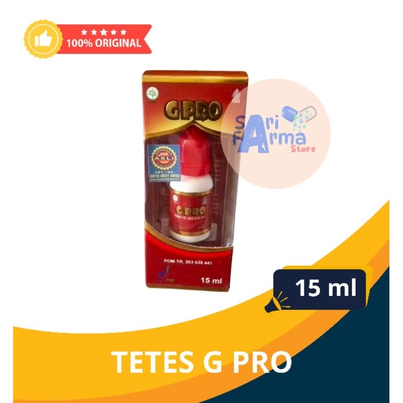 Jamu Tetes G PRO GPRO