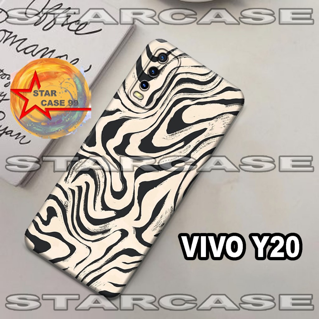 softcase karet VIVO Y20 /s26/motif abstrak  /case VIVO Y20/casing VIVO Y20/silikon/silicon