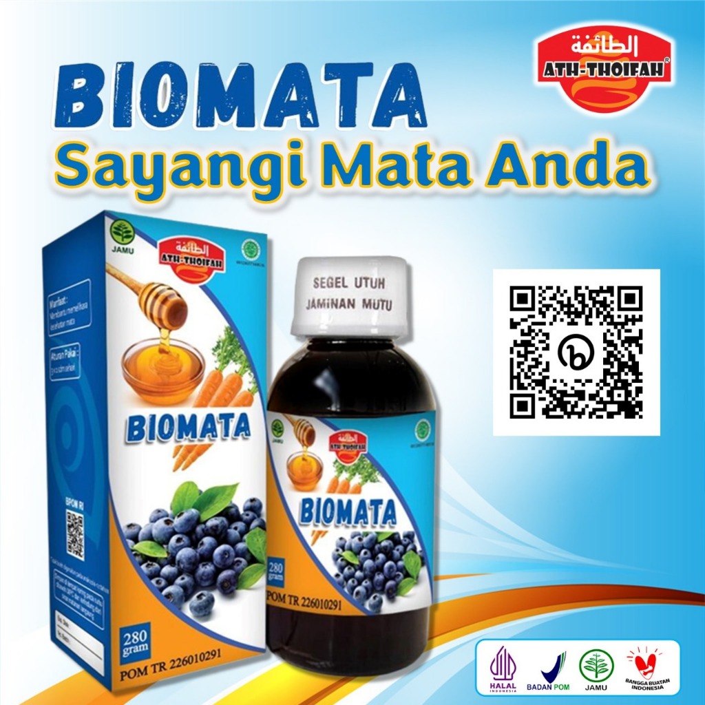 

Obat Mata Madu Biomata Ath-thoifah Asli Halal MUI BPOM