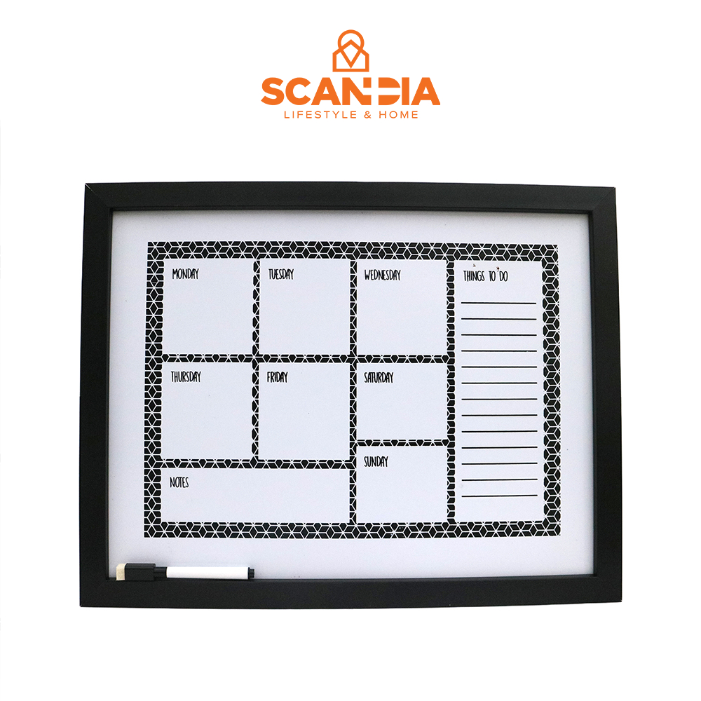

SCANDIA Papan Tulis Note Board With Marker 37,5x47,5x2,8 Cm