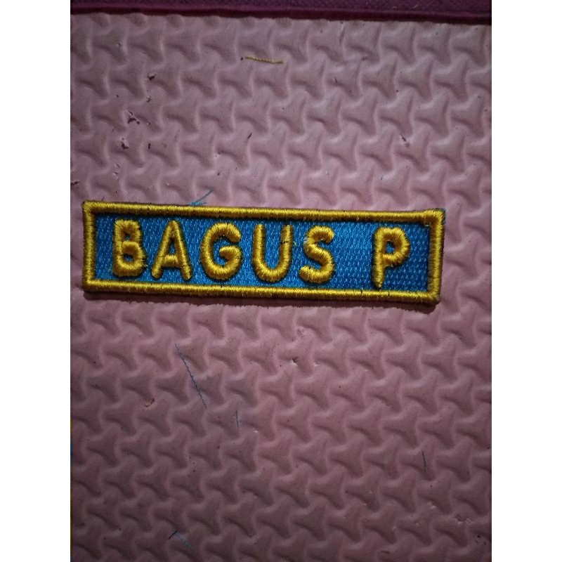 Bordir Nama Dishub Timbul 3D // Tulisan Dishub // non Timbul