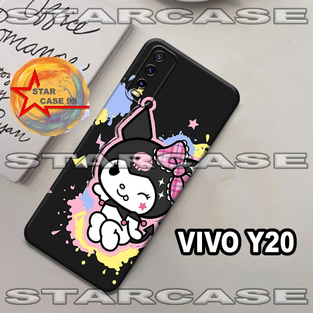 softcase karet VIVO Y20 /s31/motif cewek  /case VIVO Y20/casing VIVO Y20/silikon/silicon