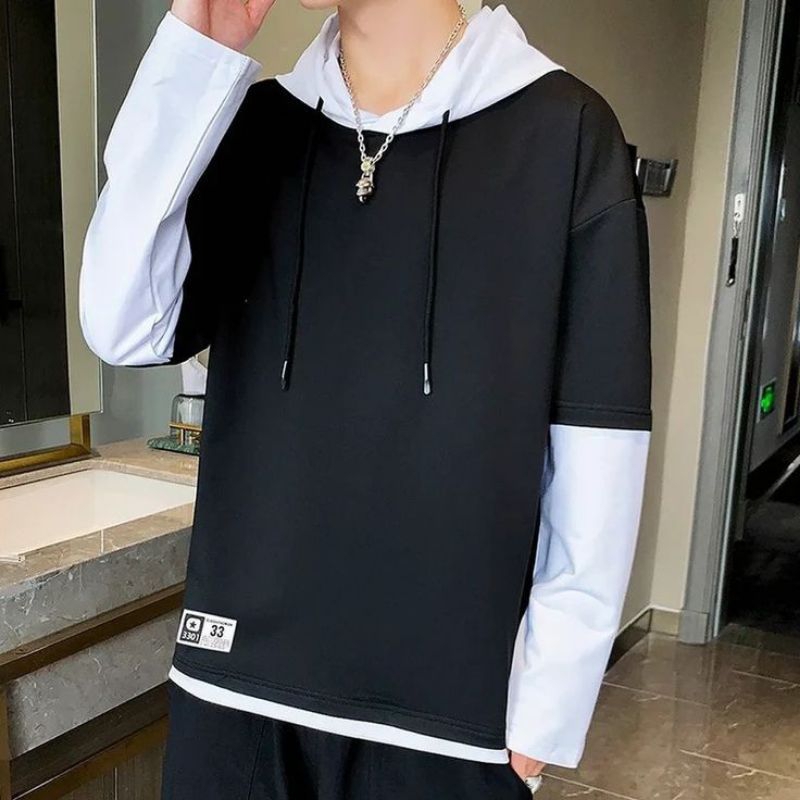 kaos hodie polos lengan panjang