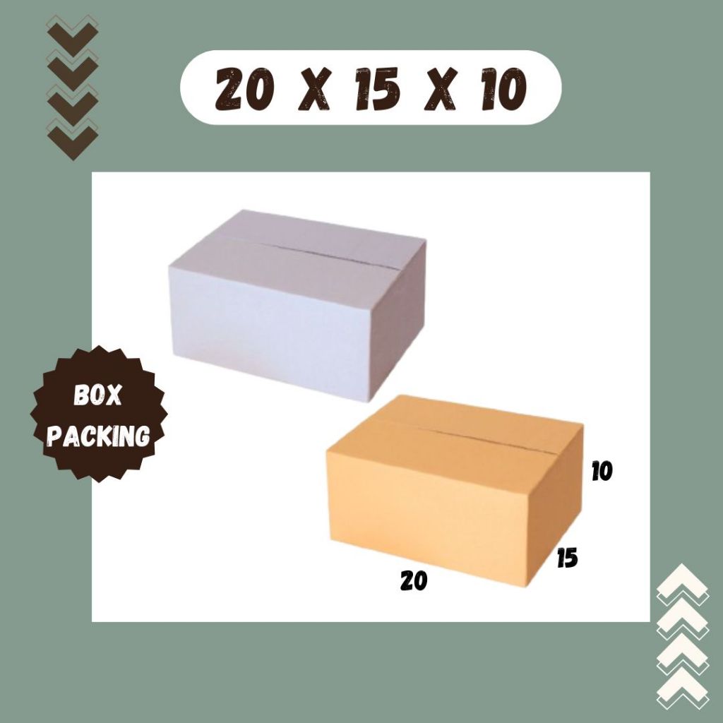 

Kardus 20x15x10 Packing Olshop Box A1 Dus Kotak Kemasan Box Aksesoris Souvenir Sparepart Madu Parfum