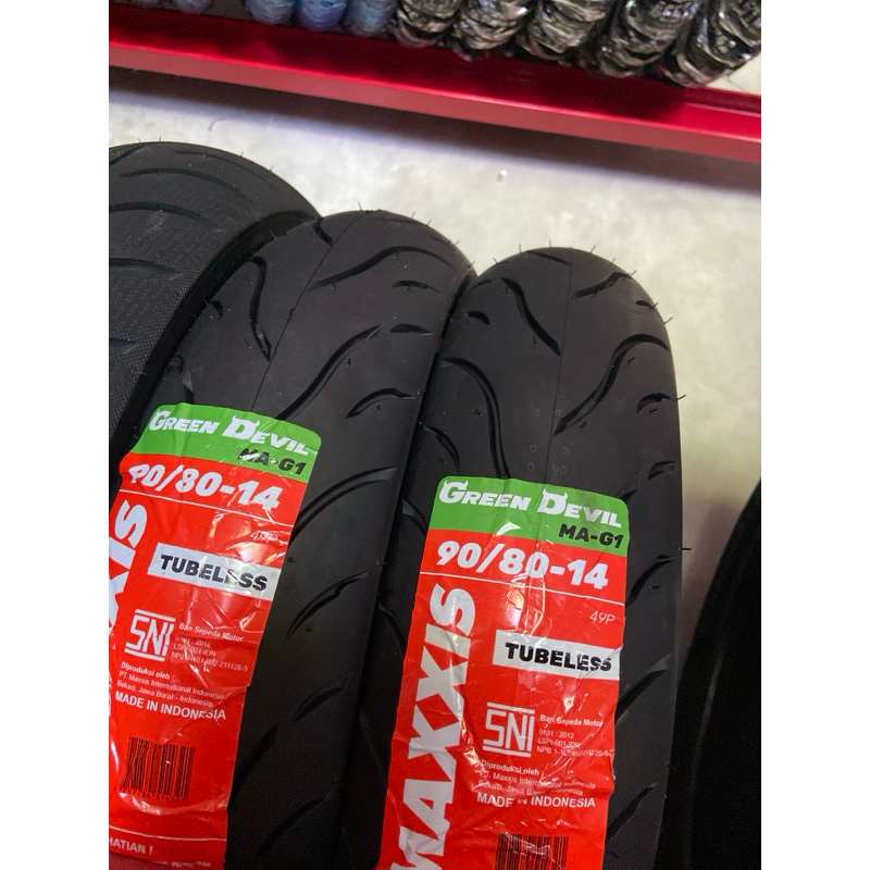 Maxxis Green Devil 90/80 R14 Tubeless