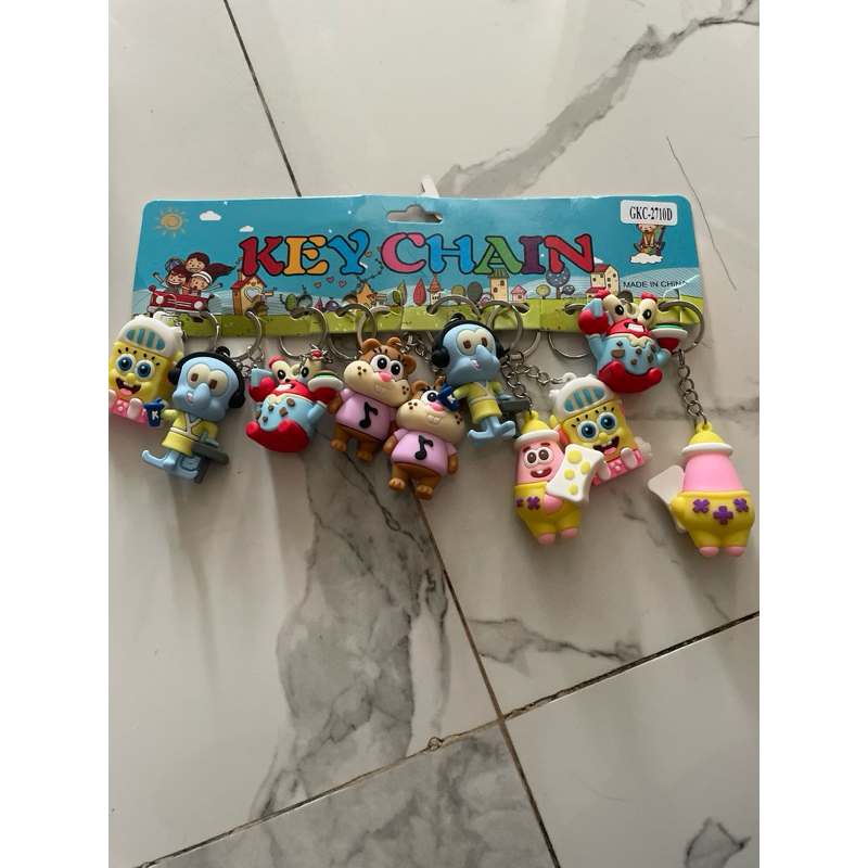 Gantungan Kunci Karakter Kartun SpongeBob