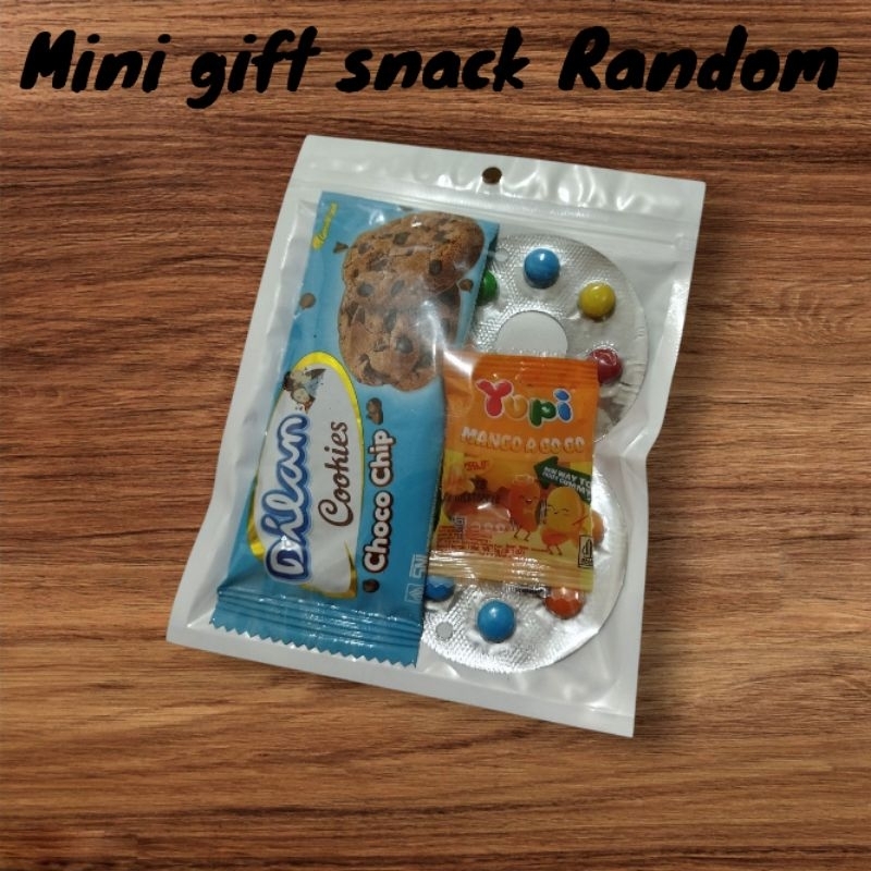 

mini gift snack tema random / mini hampers/mini gift ulang tahun snack mini