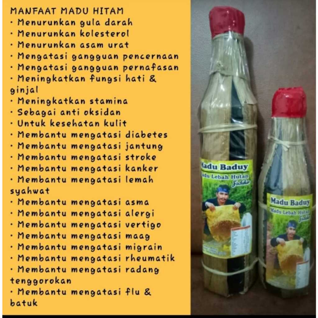 

madu baduy asli || ready madu hitam asli baduy || 1 botol isi 450ml