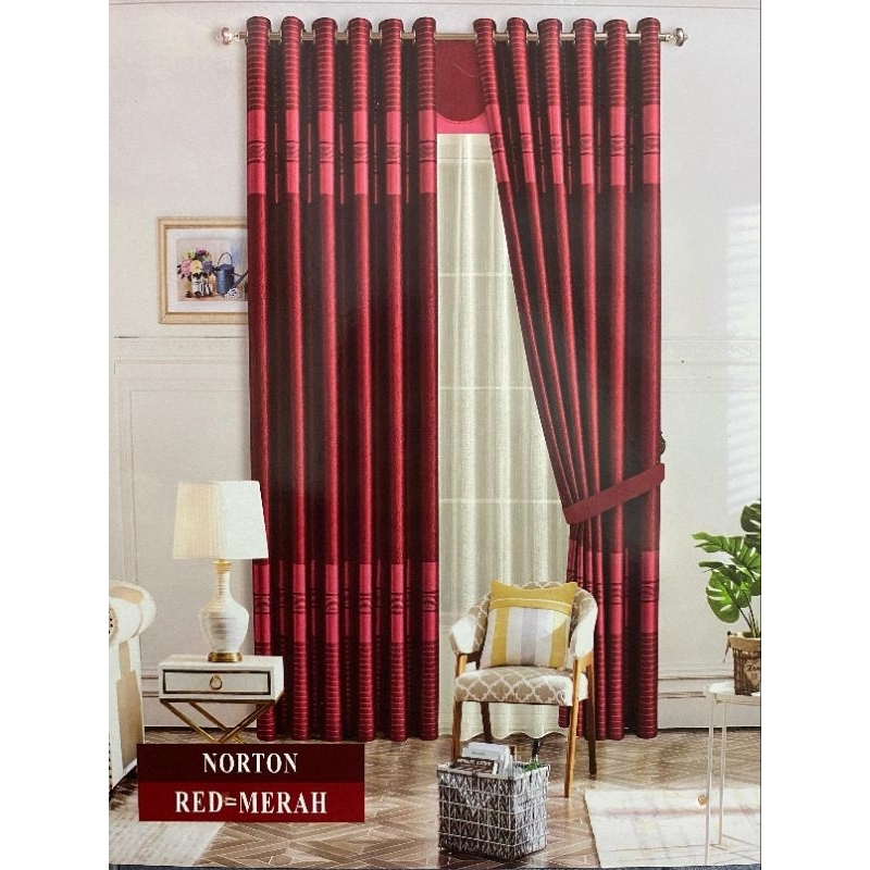 BAHAN KAIN GORDEN BLACK OUT IMPORT METERAN [NORTON]